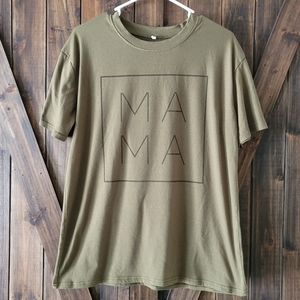 Olive Green Mama shirt